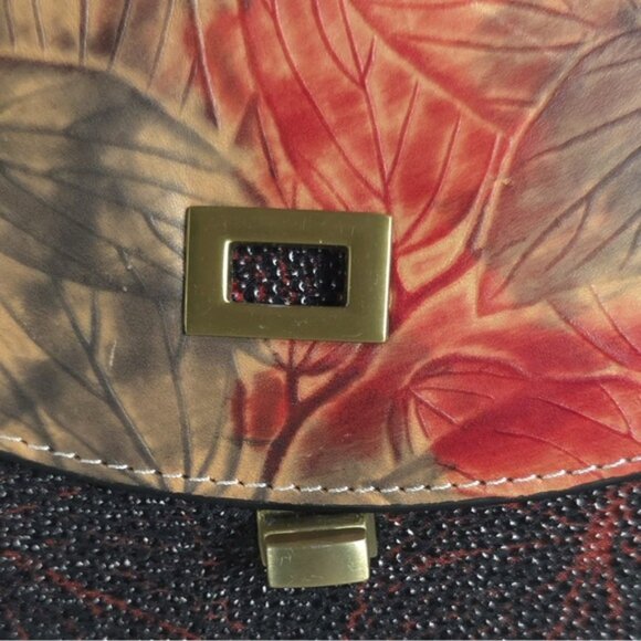 L’ARTISTE SPRING STEP LEATHER+PU Flora HandBag Toggle Closure‎ - Picture 14 of 16